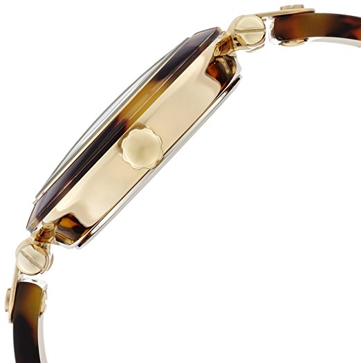 Ladies Anne Klein Gold-Tone Tortoise Shell Bracelet Watch