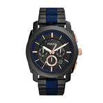 Men's Fossil Machine Two-Tone Stainless Steel Watch