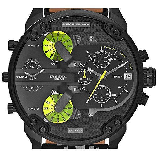 Men's Diesel Mr. Daddy 2.0 Black Camo Watch