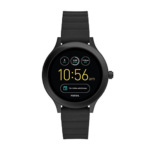 Ladies Fossil Gen 3 Smartwatch - Q Venture Black Silicone