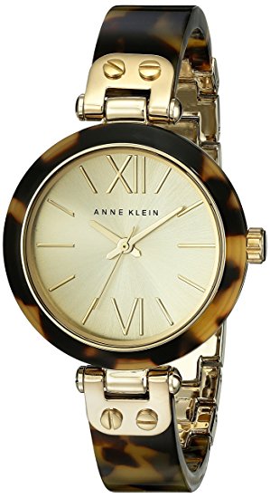 Anne Klein Women's Stainless Steel Charm Bracelet Watch | JewelryShuk