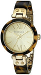 Ladies Anne Klein Gold-Tone Tortoise Shell Bracelet Watch