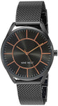 Ladies Nine West Black Mesh Bracelet Watch