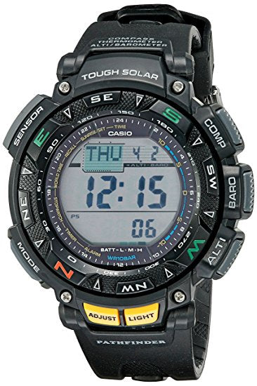 Men's Casio Pathfinder Triple Sensor Multi-Function Sport Watch – Bezel Crown Watch Company