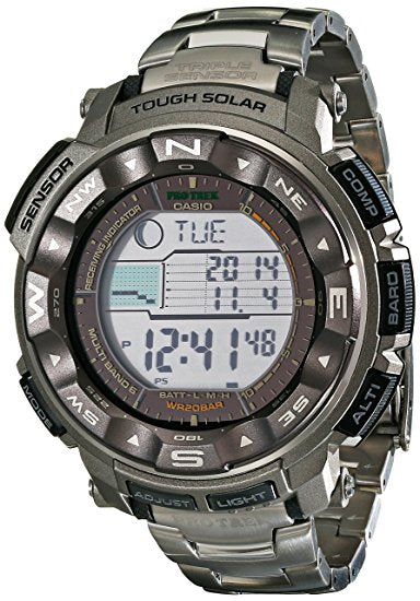 Verdensvindue Efterforskning slå Men's Casio Pro Trek Tough Solar Digital Sport Watch – The Bezel & Crown  Watch Company