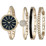 Ladies Anne Klein Bangle Watch and Bracelet Set