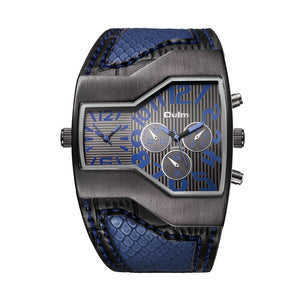 Men's OULM Quartz Double Time Watch