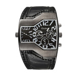 Men's OULM Quartz Double Time Watch