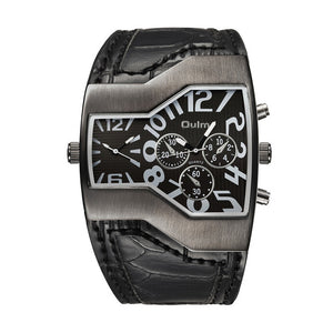 Men's OULM Quartz Double Time Watch
