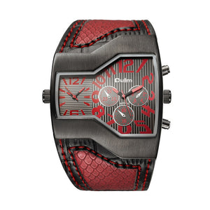 Men's OULM Quartz Double Time Watch