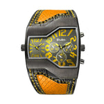 Men's OULM Quartz Double Time Watch