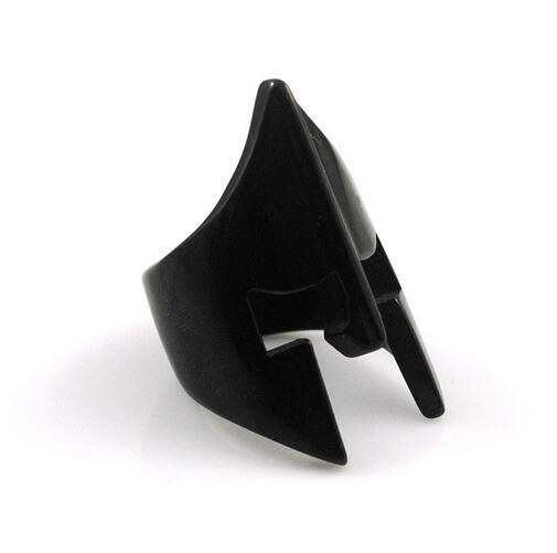 Men's Stainless Steel Spartan Helmet Ring