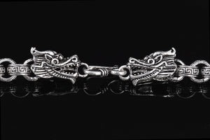 Men's Silver Thai Dragon Necklace