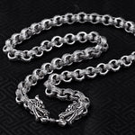 Men's Silver Thai Dragon Necklace