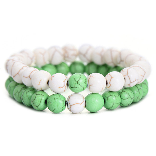 Men's 2Pcs/Set Beaded Bracelets