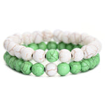 Men's 2Pcs/Set Beaded Bracelets