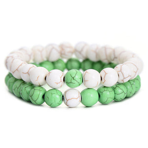 Men's 2Pcs/Set Beaded Bracelets