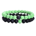 Men's 2Pcs/Set Beaded Bracelets
