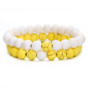 Men's 2Pcs/Set Beaded Bracelets