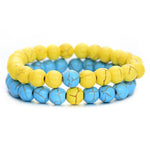 Men's 2Pcs/Set Beaded Bracelets