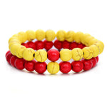Men's 2Pcs/Set Beaded Bracelets